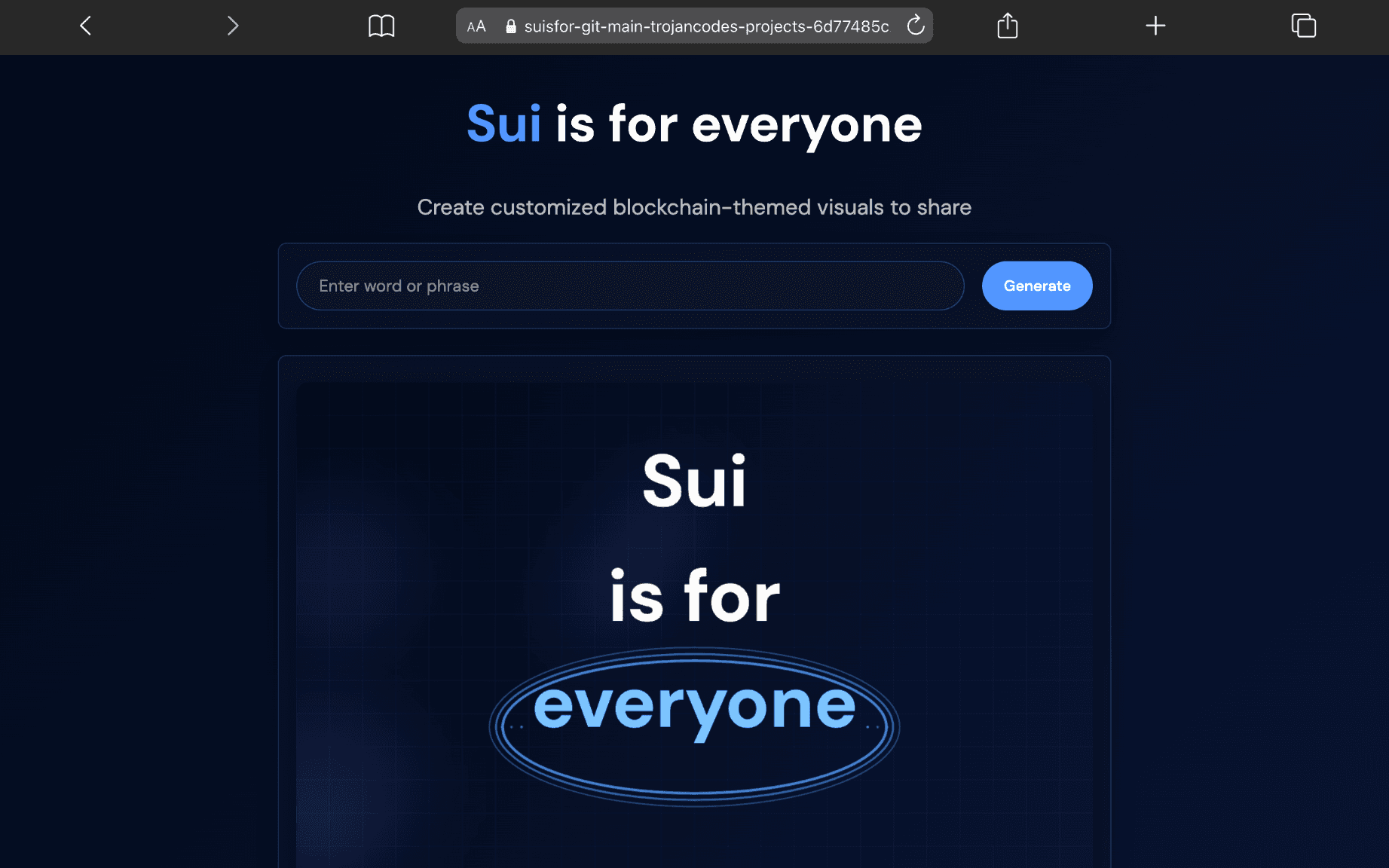Sui Mockup