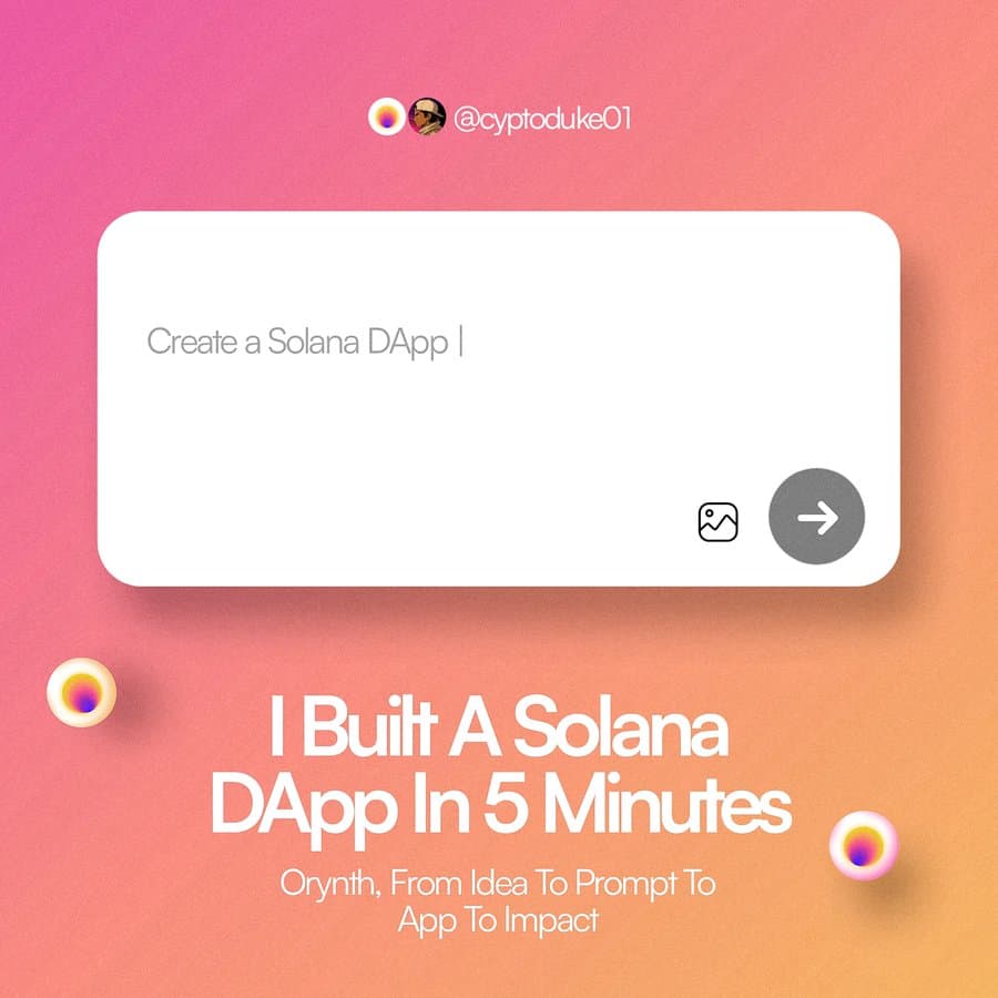 I Built A Solana DApp in 5 Minutes