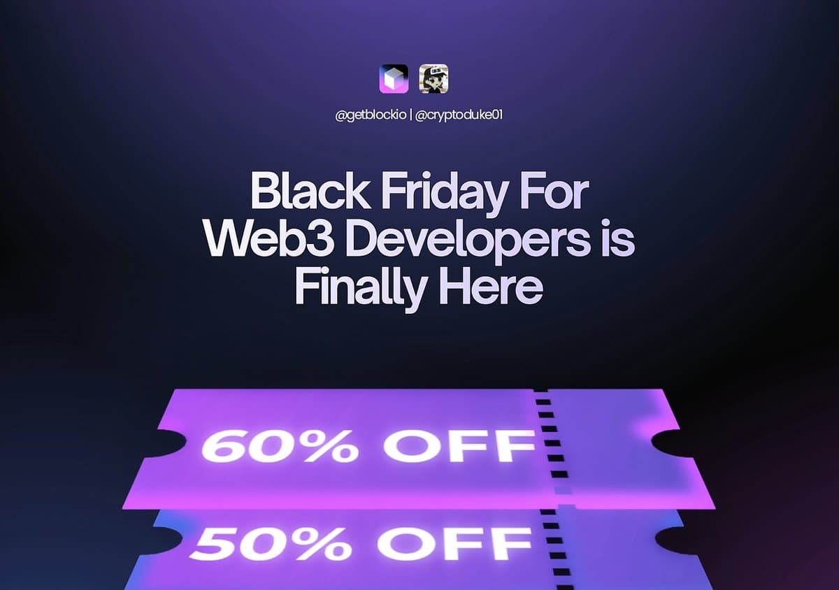 Black Friday For Web3 Developers is Finally Here